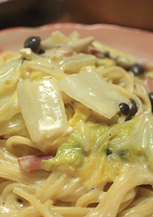 失敗なし！白菜とベーコンのクリームパスタ-レシピのメイン写真