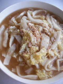 白菜のそぼろあんかけうどん-レシピのメイン写真