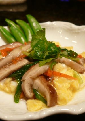 卵と椎茸あんかけのとろとろ卵料理★-レシピのメイン写真