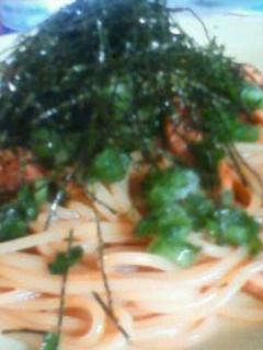 簡単★イカの塩辛パスタ★-レシピのメイン写真