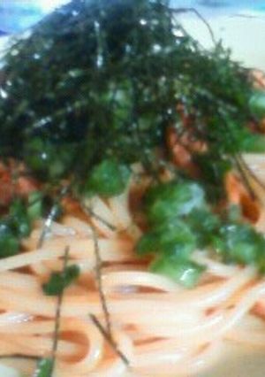簡単★イカの塩辛パスタ★-レシピのメイン写真