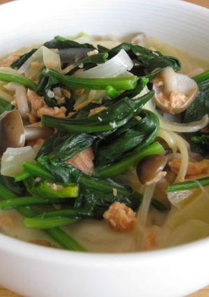 簡単！鮭とホウレン草のパスタ-レシピのメイン写真