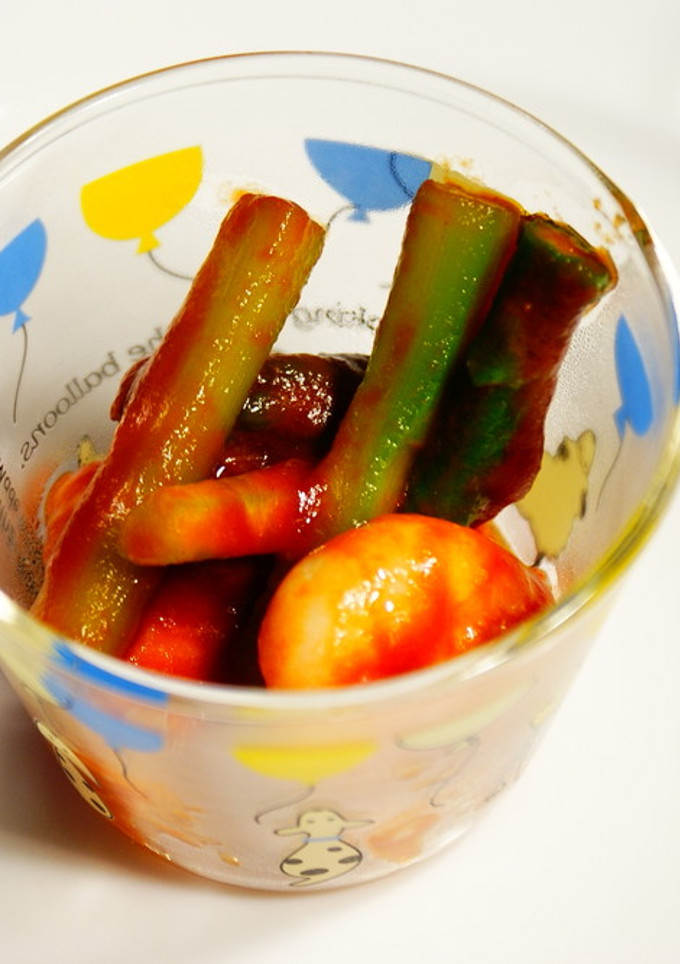 簡単お弁当のおかずエビのケチャップ炒め-レシピのメイン写真
