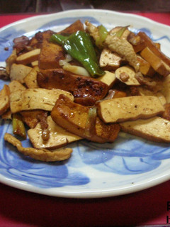 台湾家庭料理★押し豆腐&豚肉の炒め物★-レシピのメイン写真