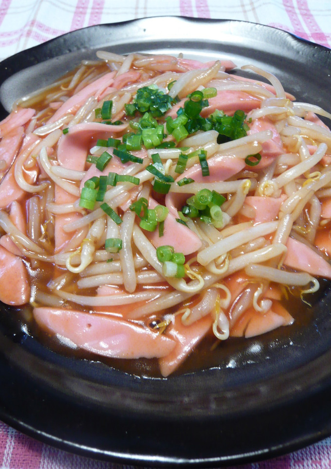 簡単✿もやしと魚肉ソーセージの甘酢あん-レシピのメイン写真