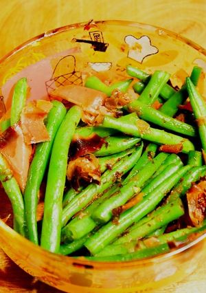簡単お弁当のおかずインゲンのおかか和え-レシピのメイン写真