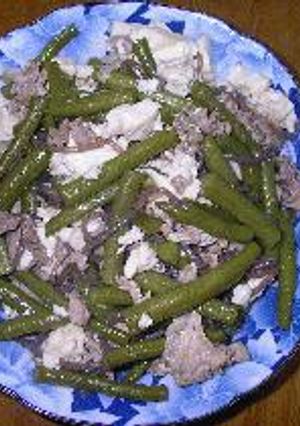 さやいんげんと豚肉の煮物-レシピのメイン写真