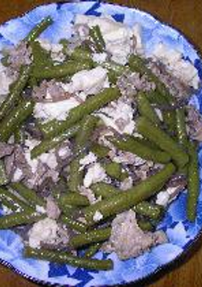 さやいんげんと豚肉の煮物-レシピのメイン写真