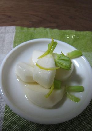 かぶの甘酢漬け☆柚子風味☆-レシピのメイン写真