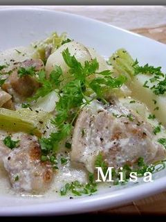 鶏肉と小カブのクリーム煮-レシピのメイン写真
