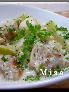鶏肉と小カブのクリーム煮-レシピのメイン写真