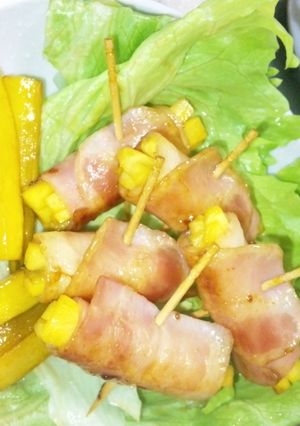 ★さつまいものベーコン巻き~照り焼き風★-レシピのメイン写真