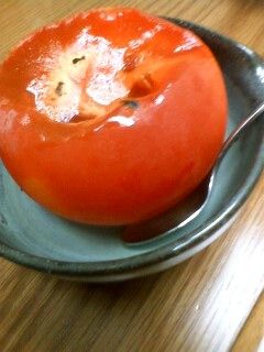 柿と洋酒でデザート-レシピのメイン写真