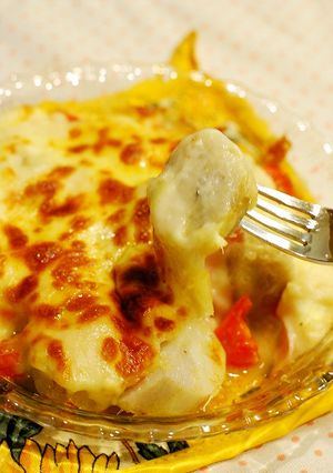 簡単♪里芋とプチトマトのグラタン-レシピのメイン写真