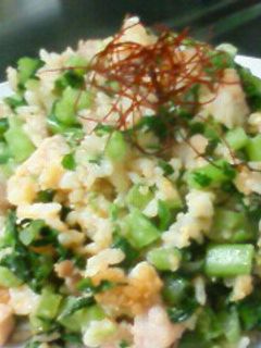 大根の葉っぱのシンプルチャーハン-レシピのメイン写真