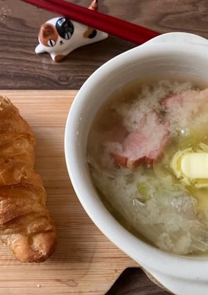 パン🍞に合う洋風みそ汁-レシピのメイン写真