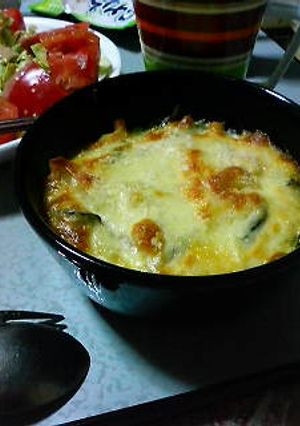 トマトとアスパラのあつあつグラタン♪-レシピのメイン写真