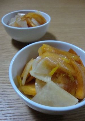 柿と大根のなます-レシピのメイン写真