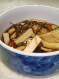 大根の皮 in 酢醤油-レシピのメイン写真