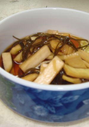大根の皮 ｉｎ 酢醤油-レシピのメイン写真
