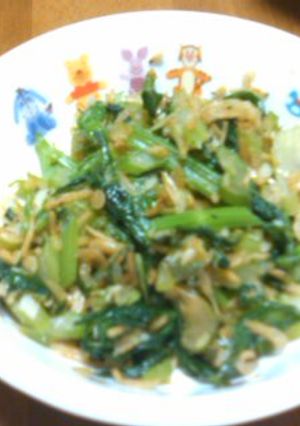 セロリと小えびのにんにく炒め-レシピのメイン写真