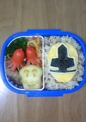 キャラ弁　シンケンジャー　（イエロー）-レシピのメイン写真