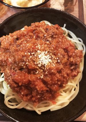 わが家のてんこ盛りミートスパ♪-レシピのメイン写真