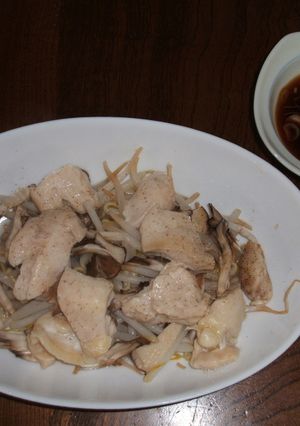 【簡単】鶏肉のさっぱり蒸し【ヘルシー】-レシピのメイン写真
