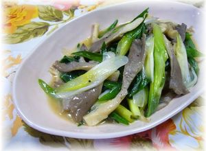 最高タック★ ひらたけ＆ねぎの炒め物-レシピのメイン写真