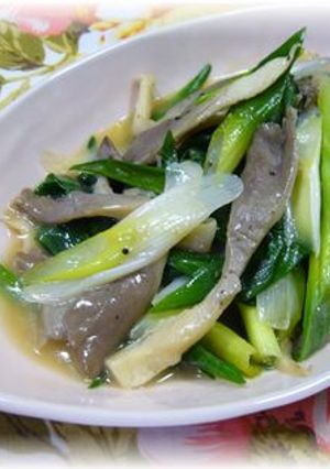 最高タック★ ひらたけ&ねぎの炒め物-レシピのメイン写真