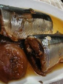 「さんまの梅煮」-レシピのメイン写真