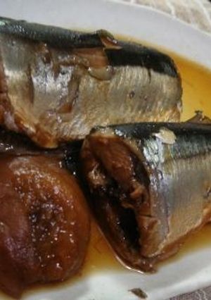 「さんまの梅煮」-レシピのメイン写真