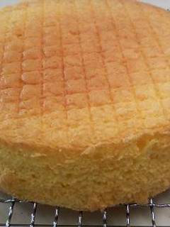 手抜きでもふわっとしっとりスポンジケーキ-レシピのメイン写真