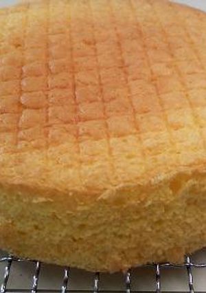 手抜きでもふわっとしっとりスポンジケーキ-レシピのメイン写真