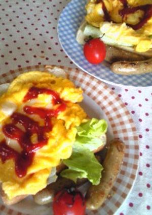 朝食に♪簡単たまごトースト★-レシピのメイン写真