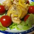 鶏モモ肉のカボスソース炒め