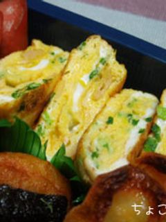 青ネギと天かすの卵焼き-レシピのメイン写真