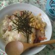 ひとりランチ*納豆キムチごはん*