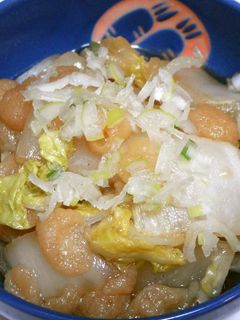 絶品!白菜のたぬき煮びたし(お弁当用)-レシピのメイン写真
