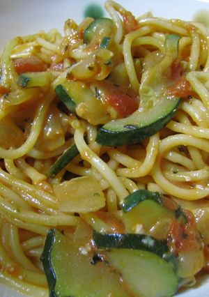カマンベールチーズのトマトパスタ-レシピのメイン写真