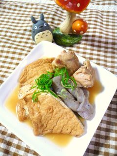 厚揚げとこんにゃくの味噌煮-レシピのメイン写真