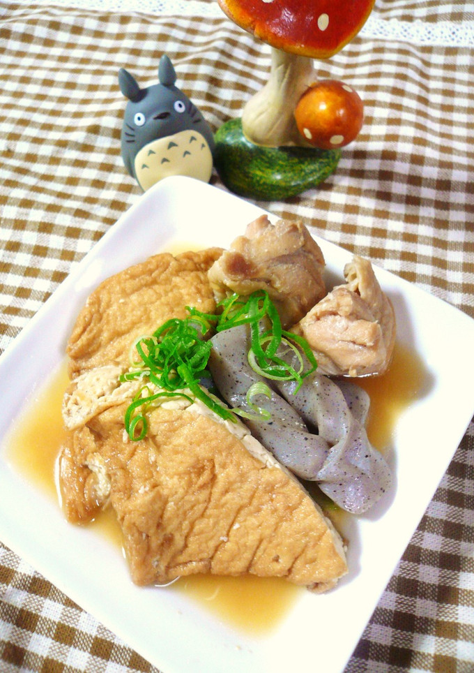 厚揚げとこんにゃくの味噌煮-レシピのメイン写真