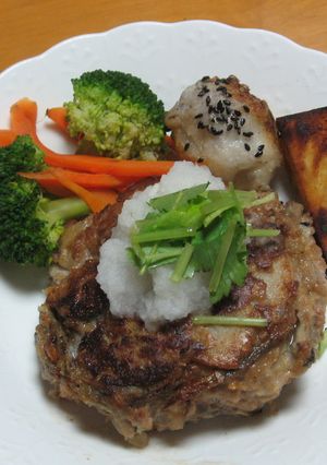 こねない根菜ハンバーグ-レシピのメイン写真