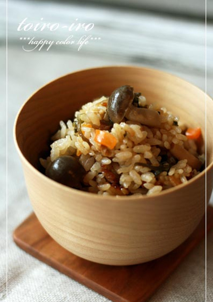 簡単なのに本格的！塩昆布の炊き込みご飯-レシピのメイン写真
