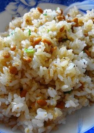 ネギ塩納豆チャーハン-レシピのメイン写真