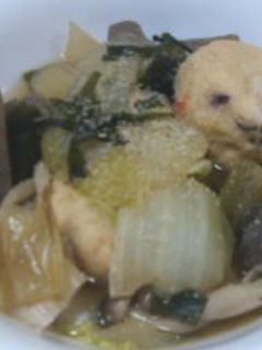 ほっこり・・・白菜とがんもどきの炊いたん-レシピのメイン写真