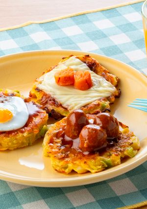 ミニお好み焼き-レシピのメイン写真