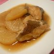 レンジで時間短縮・カレイと大根の煮付け