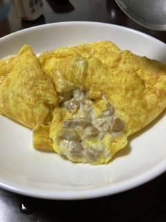 納豆のオムレツ-レシピのメイン写真