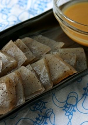 普通のこんにゃくで刺身こんにゃく！-レシピのメイン写真